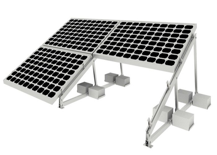 Sistema di montaggio solare per tetto piano MG Solar