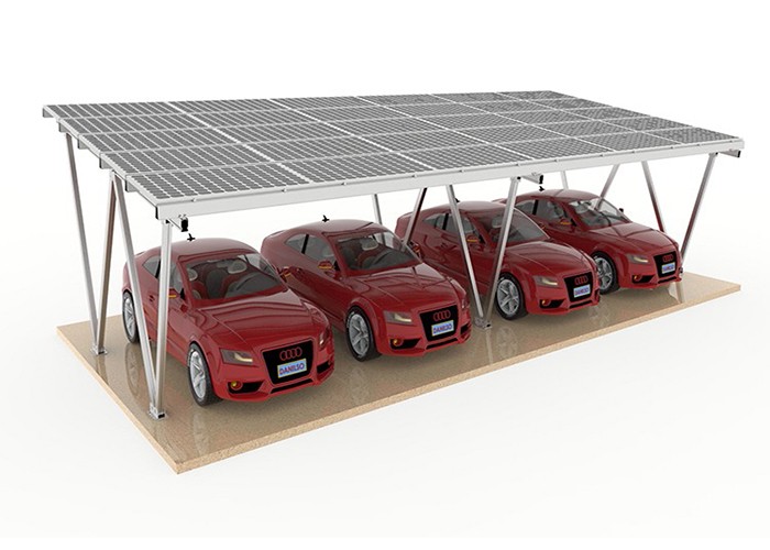 MG Solar Kanopi Raf Yapısı