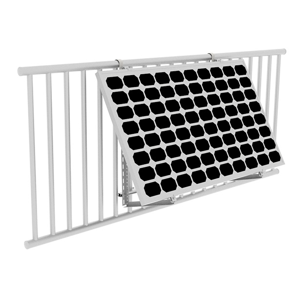 Home balcony solar mounting systems