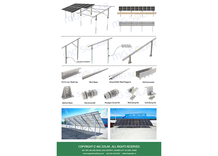 MG SOLAR ZAM Steel Ground Structure Systems