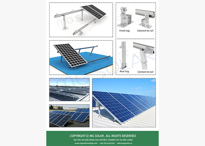 MG Solar Adjustable Tilt Roof Mount System