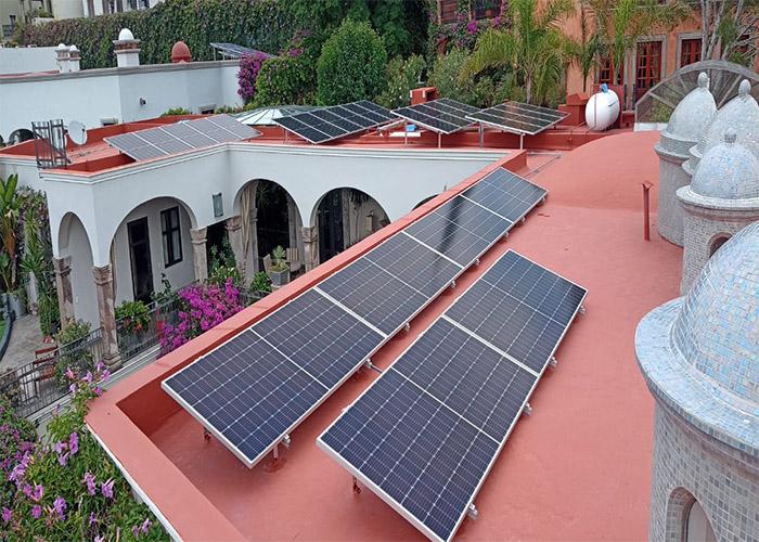 A 10,24KWp #solar project and a 6,3KWp project in Mexico.