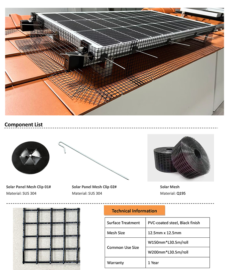pvc solar panel mesh