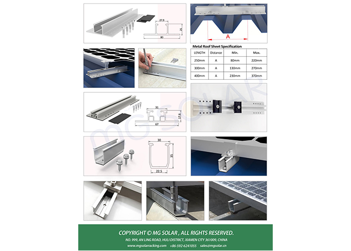 MG Solar Mini Rail Clamp