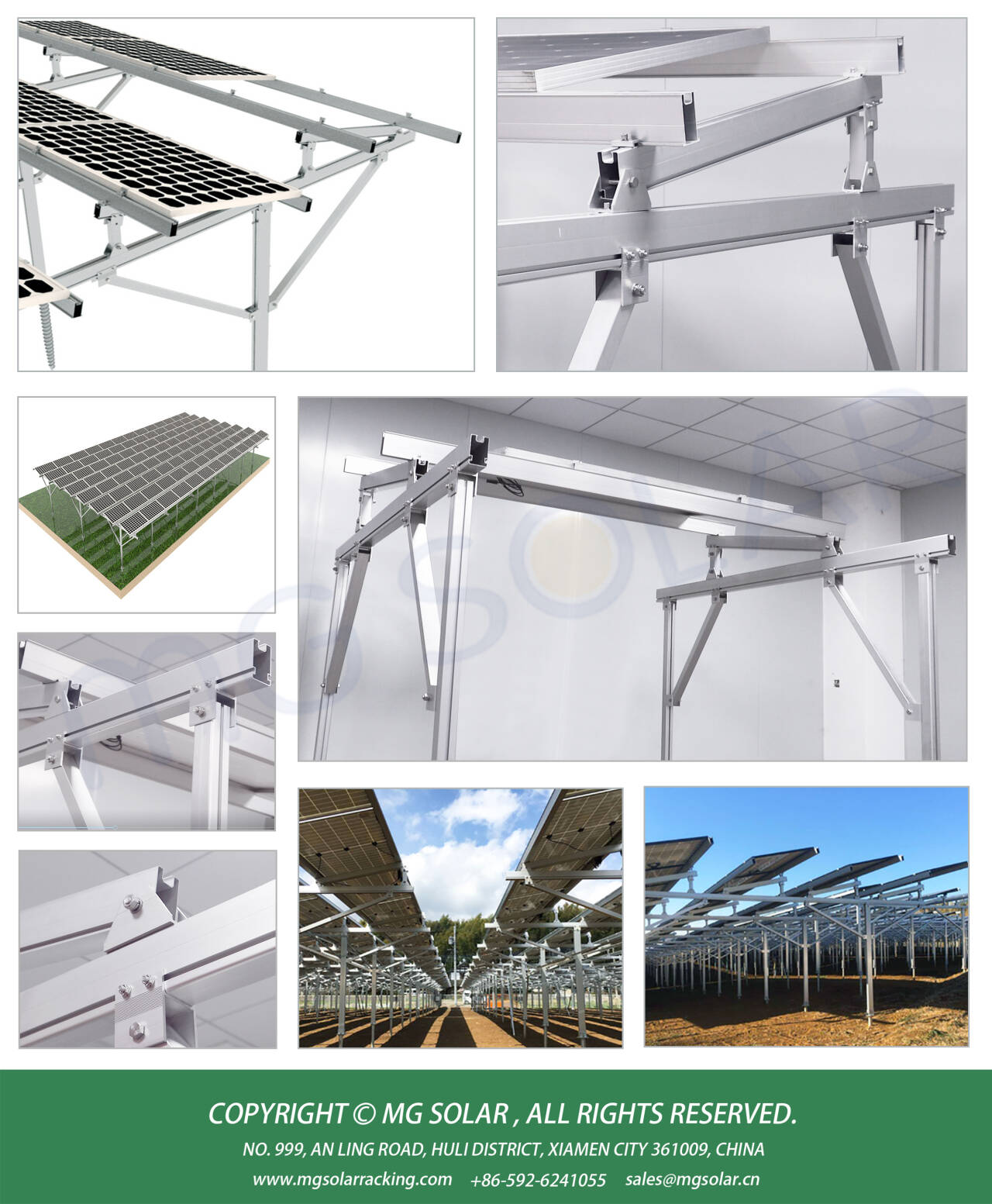 solar panel support system