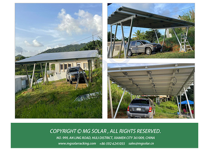 Solar Carport Structure Project