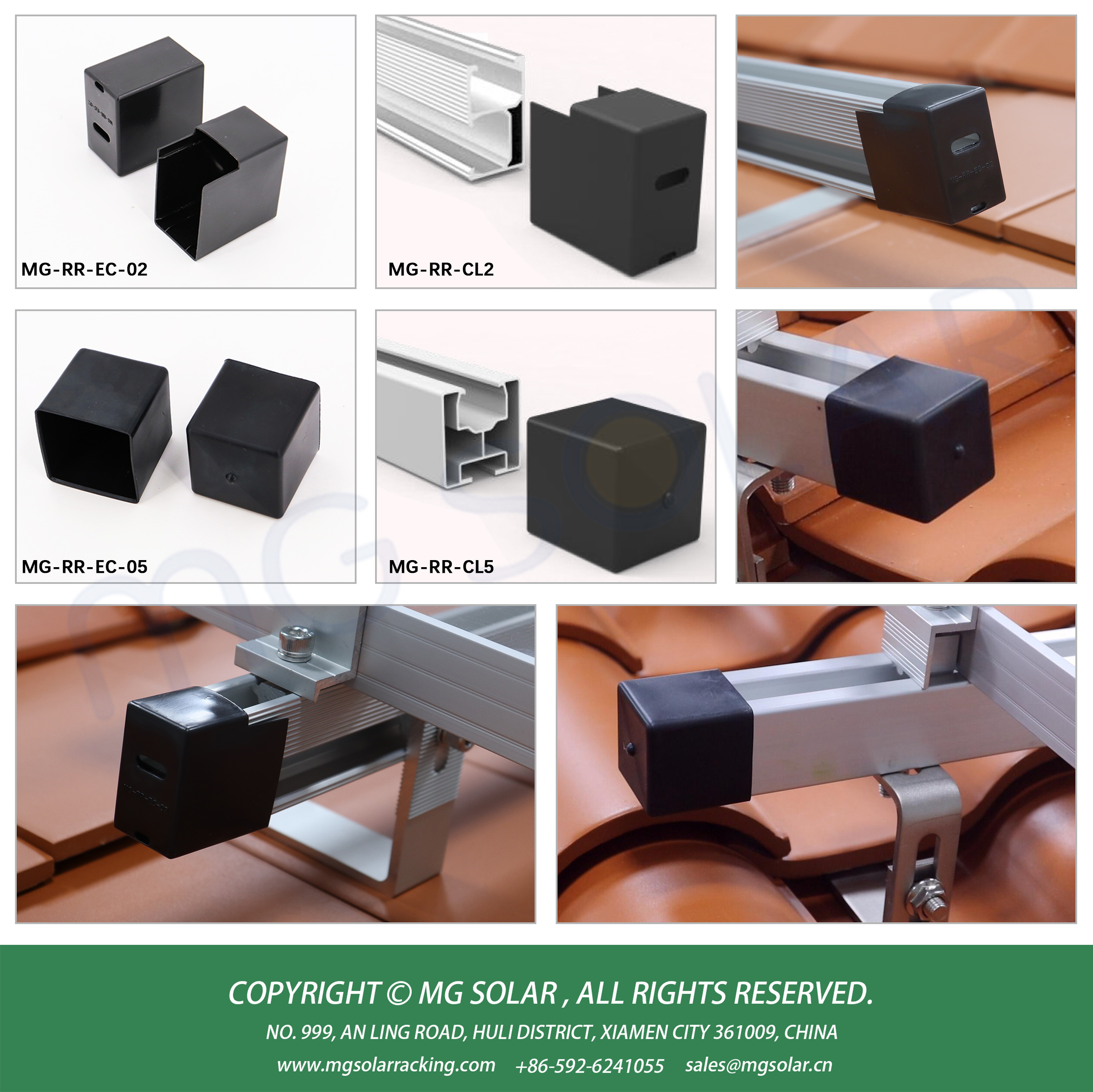 MG solar rail covers