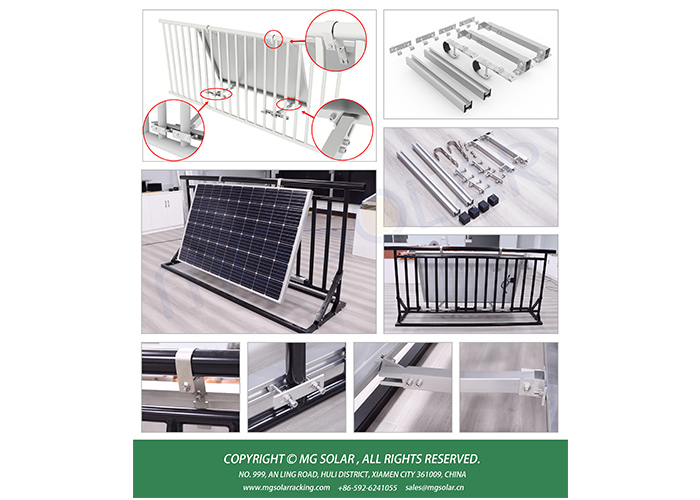 MG balcony solar mounting system