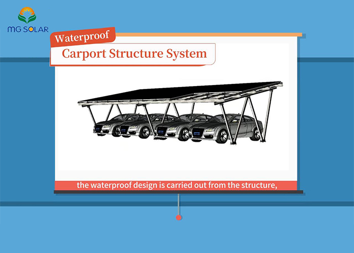 MG Solar Carport Structure Mount System