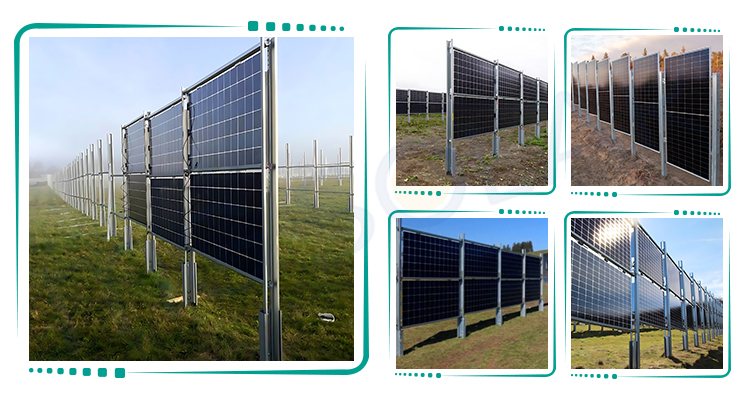 Solar Vertical Fence Mounting