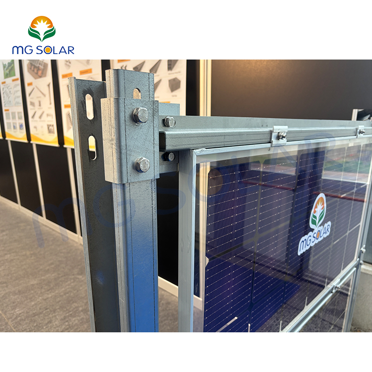 Solar Fence Bracket System-ZAM S350/HDG Q345