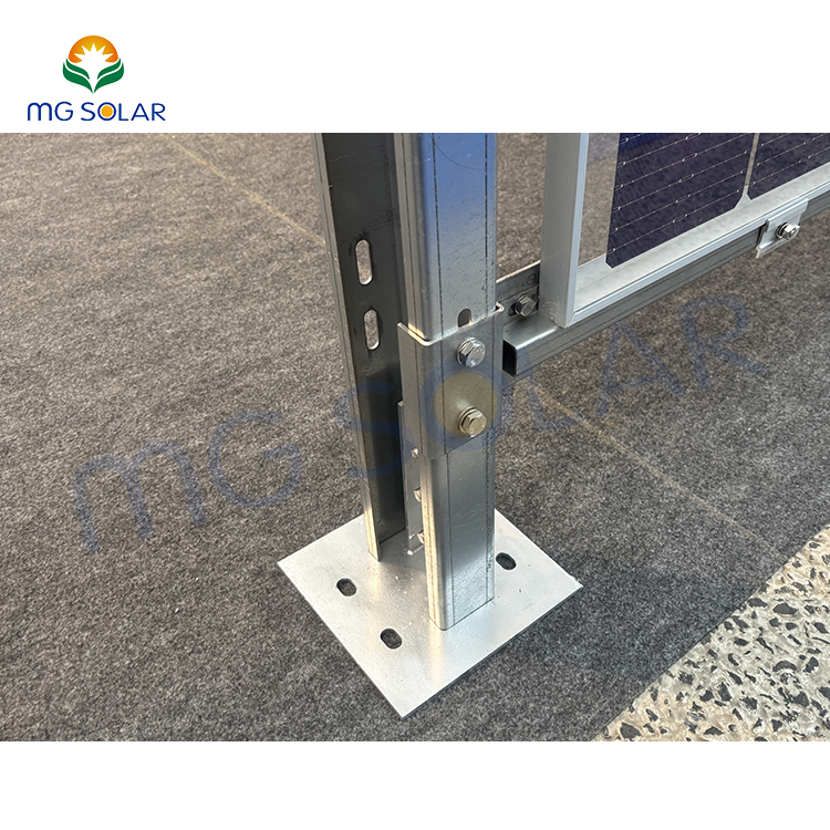 Solar Fence Bracket System-ZAM S350/HDG Q345