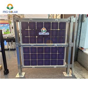 Solar Fence Bracket System-ZAM S350/HDG Q345