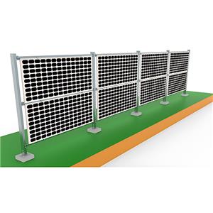 Solar Fence Bracket System-ZAM S350/HDG Q345