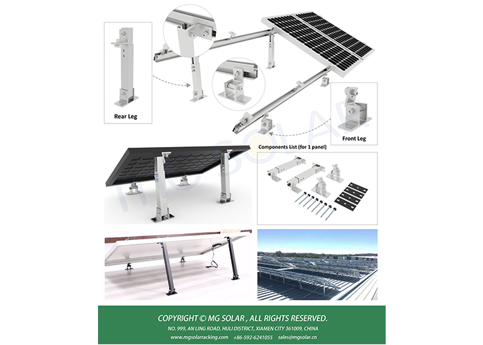 Solar front and back legs