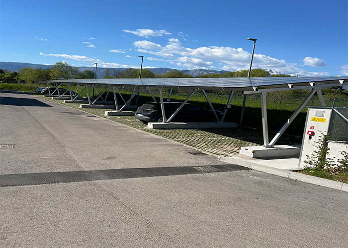 272 kW Solar Carport Mounting System Recently Completed in Italy