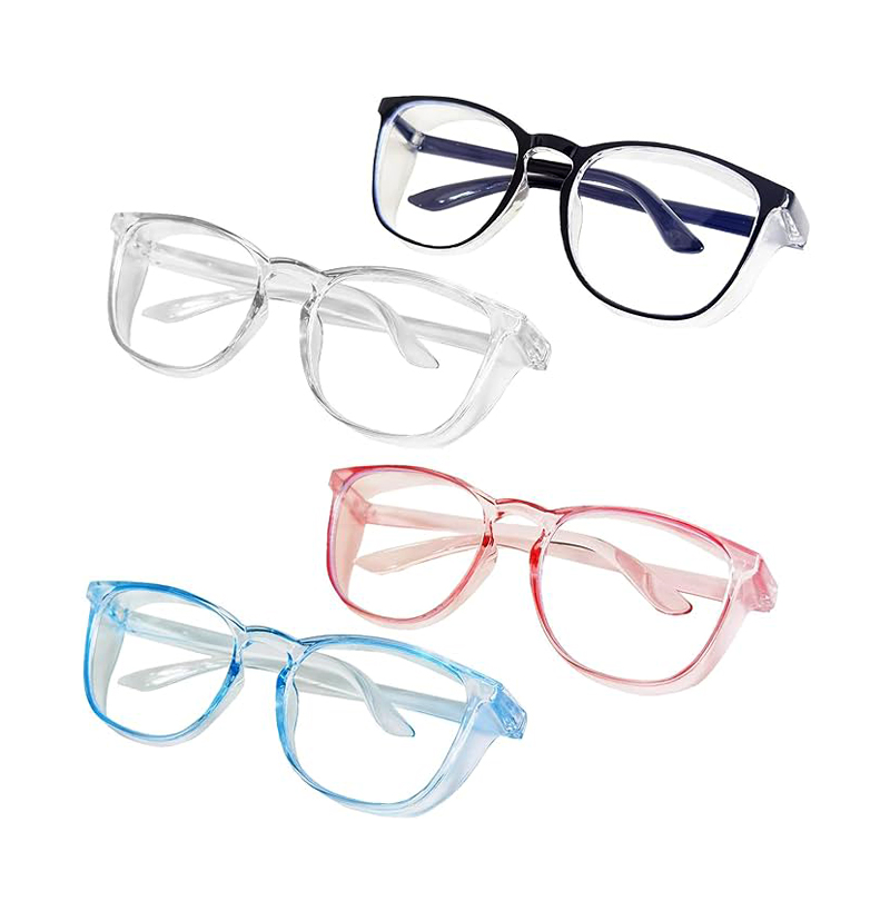 Anti Fog Safety Goggles for Women Men, Blue Light Blocking Stylish Eye Protection Glasses Side Shield