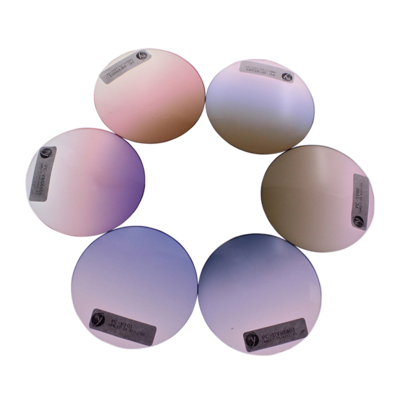 Gradient Color PC Polycarbonate Sunglasses Lenses