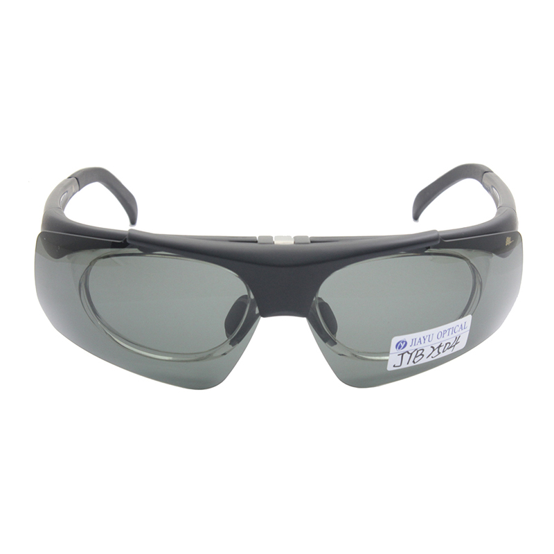 フリップアップスポーツサングラス クリップオンサイクリングフィッシングサングラス 光学レンズ付き