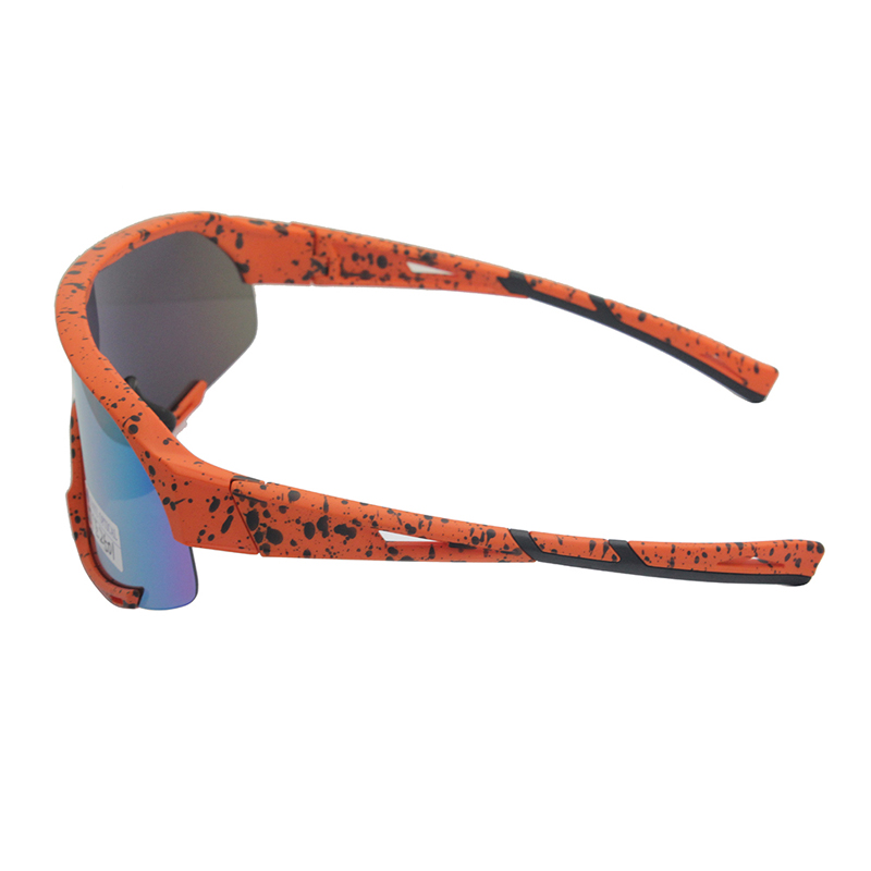 Hot Sale Custom Logo One-piece lens Polarized UV400 Sports Sunglasses for Running & Cycling Outdoor Activities