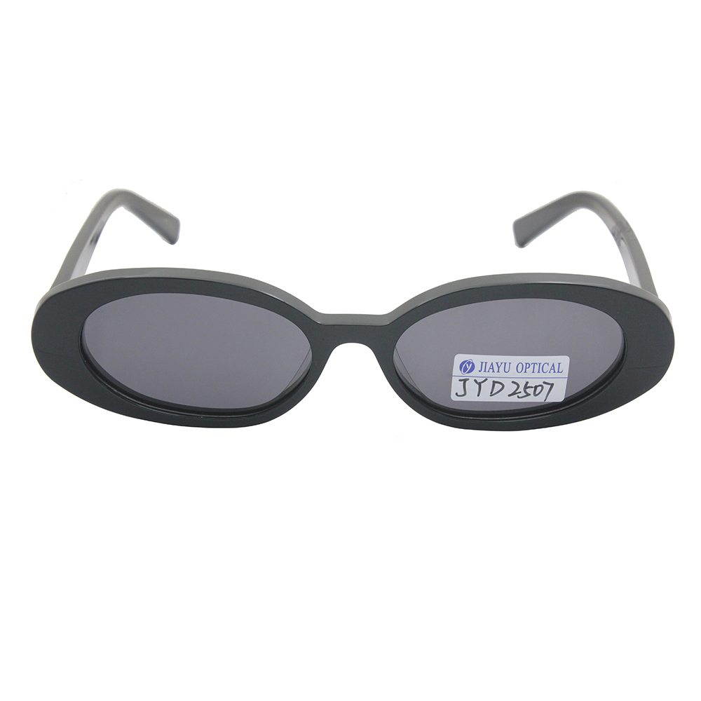 ハンドメイドの個性的なレトロなアセテートオーバルサングラス（女性用）