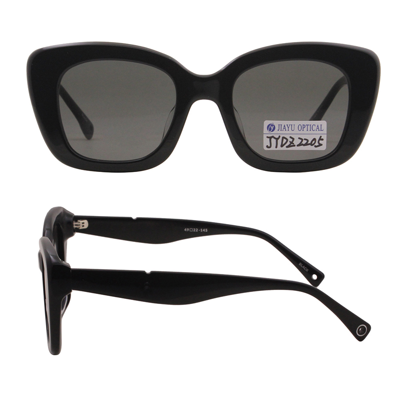 Солнцезащитные очки из ацетата с поляризацией, защитой от ультрафиолета, модные солнцезащитные очки-бабочки для женщин