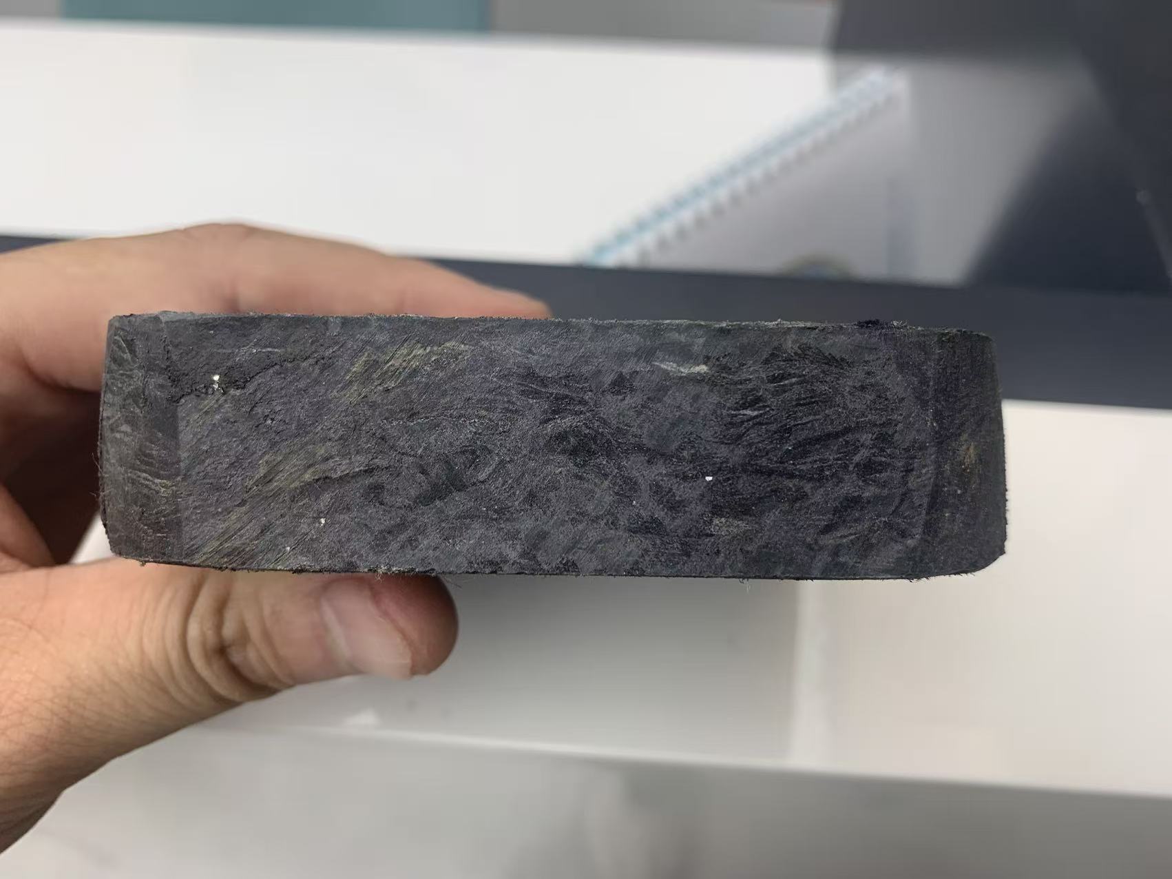 Palete de tijolo de fibra de vidro preta 30%