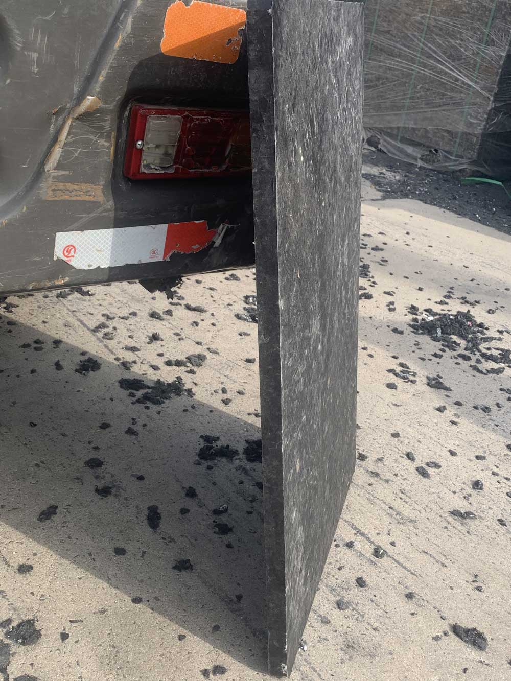 Black Fiberglass Block Pallet