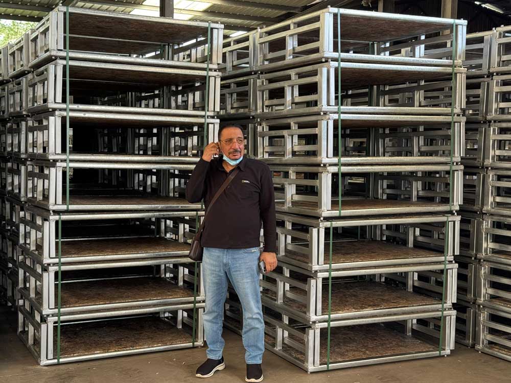 A Smarter Alternative to Steel Pallets – UAE Customer’s Fiberglass Solution