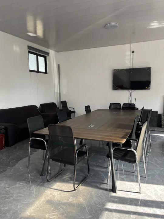 Concrete Block Pallet Factory – Modern Office Environment