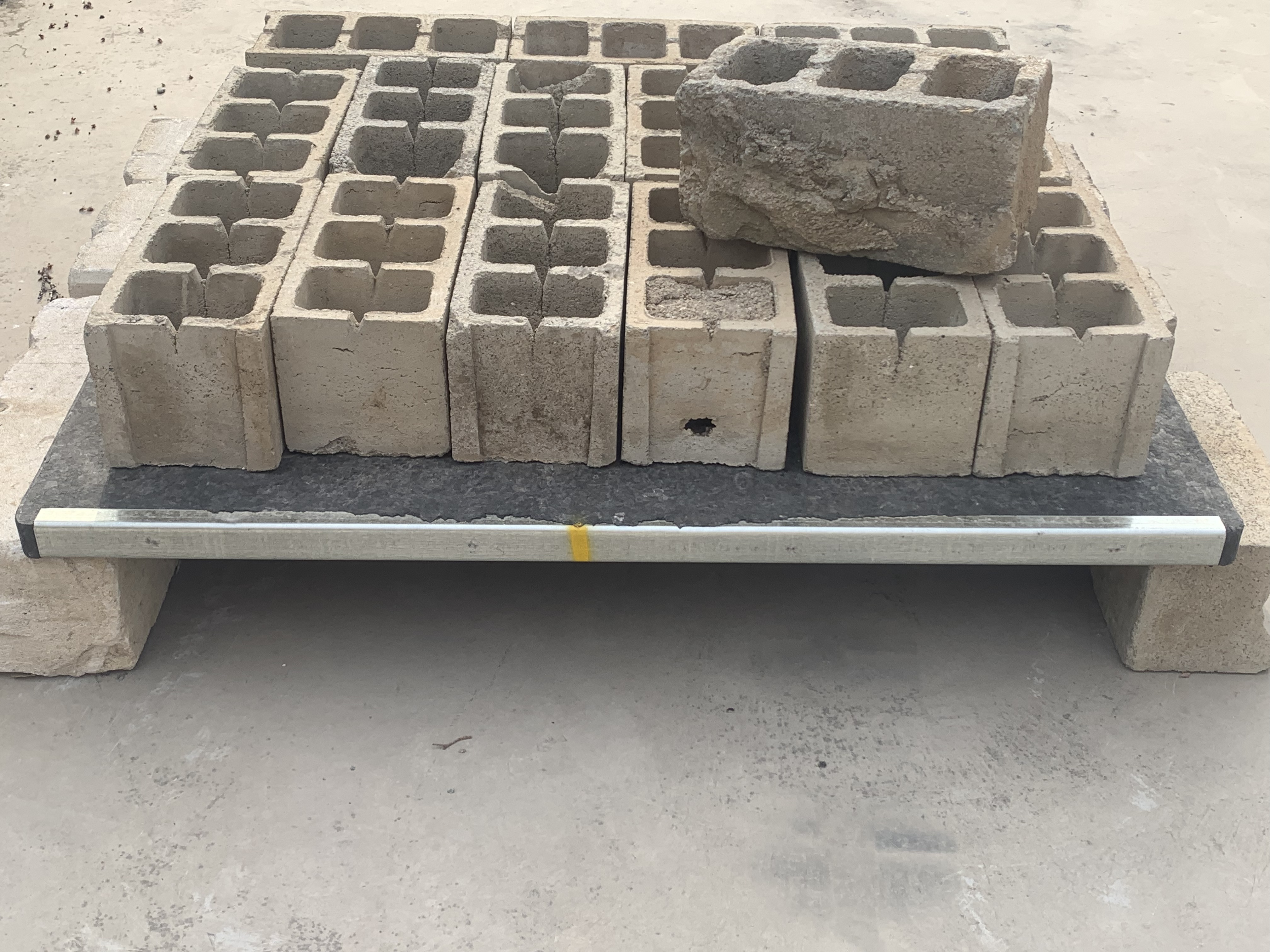 GMT Pallet with Steel Edge – Heavy Duty Block Machine Pallet