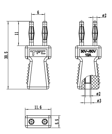 6mm broken connection block plug