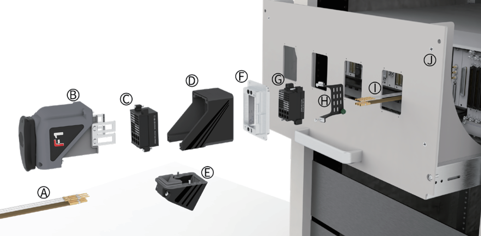 160P multi-pin connector
