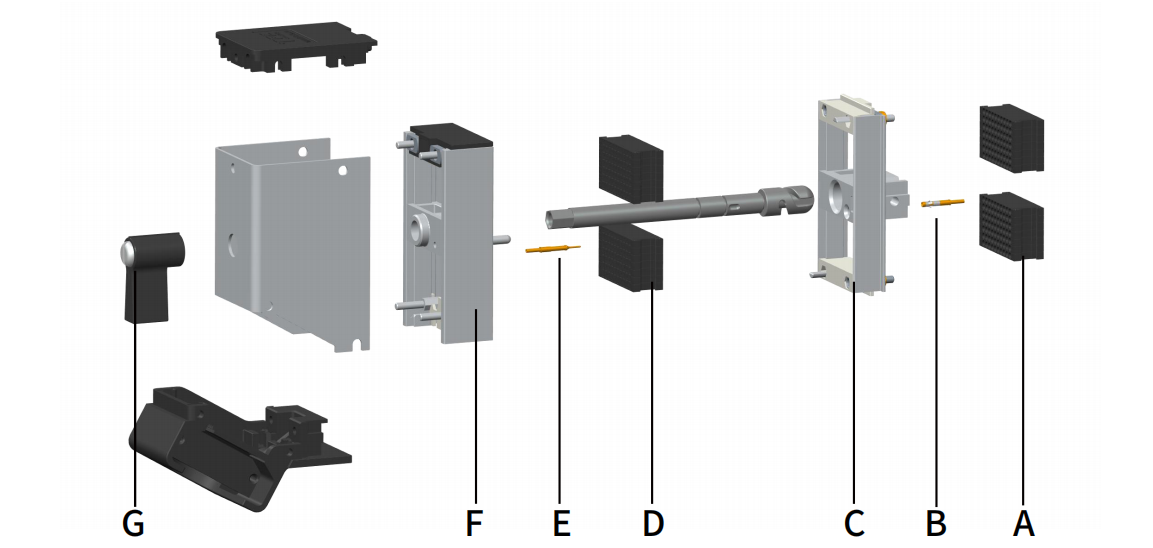 Wire spring rectangular connector