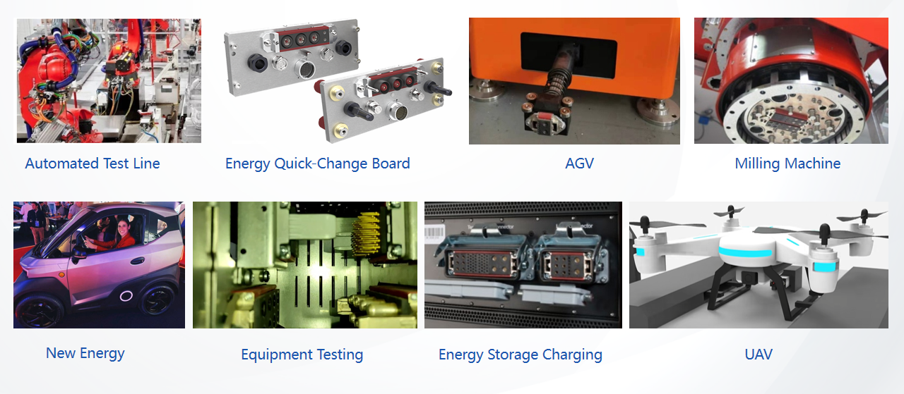 High-current rectangular connector