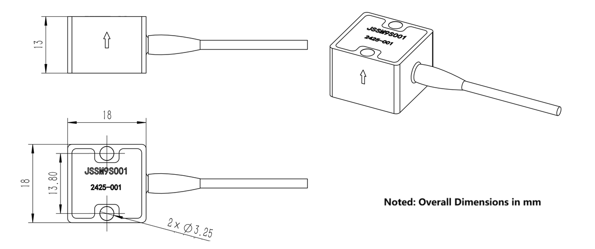 Medium High Range Shock Sensor