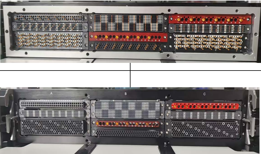 Flexible test modular connector