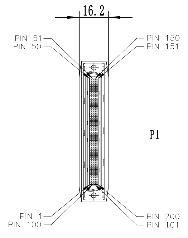 LFH200 male to LFH200 male