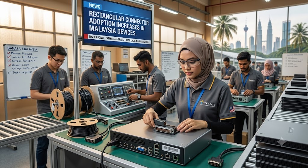 Rectangular Connector Adoption Increases in Malaysia Devices