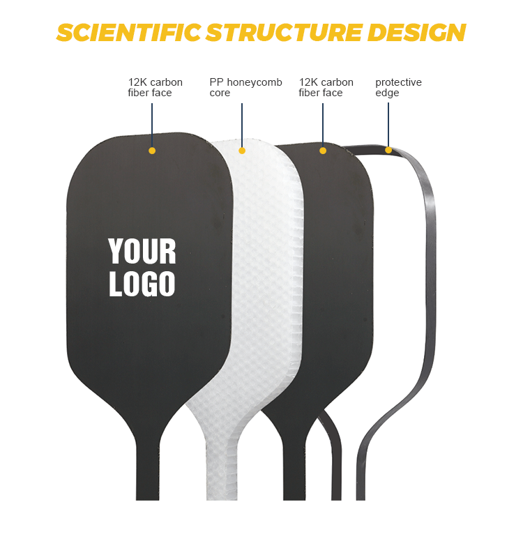 12K Carbon Fiber Performance Pickleball Paddle