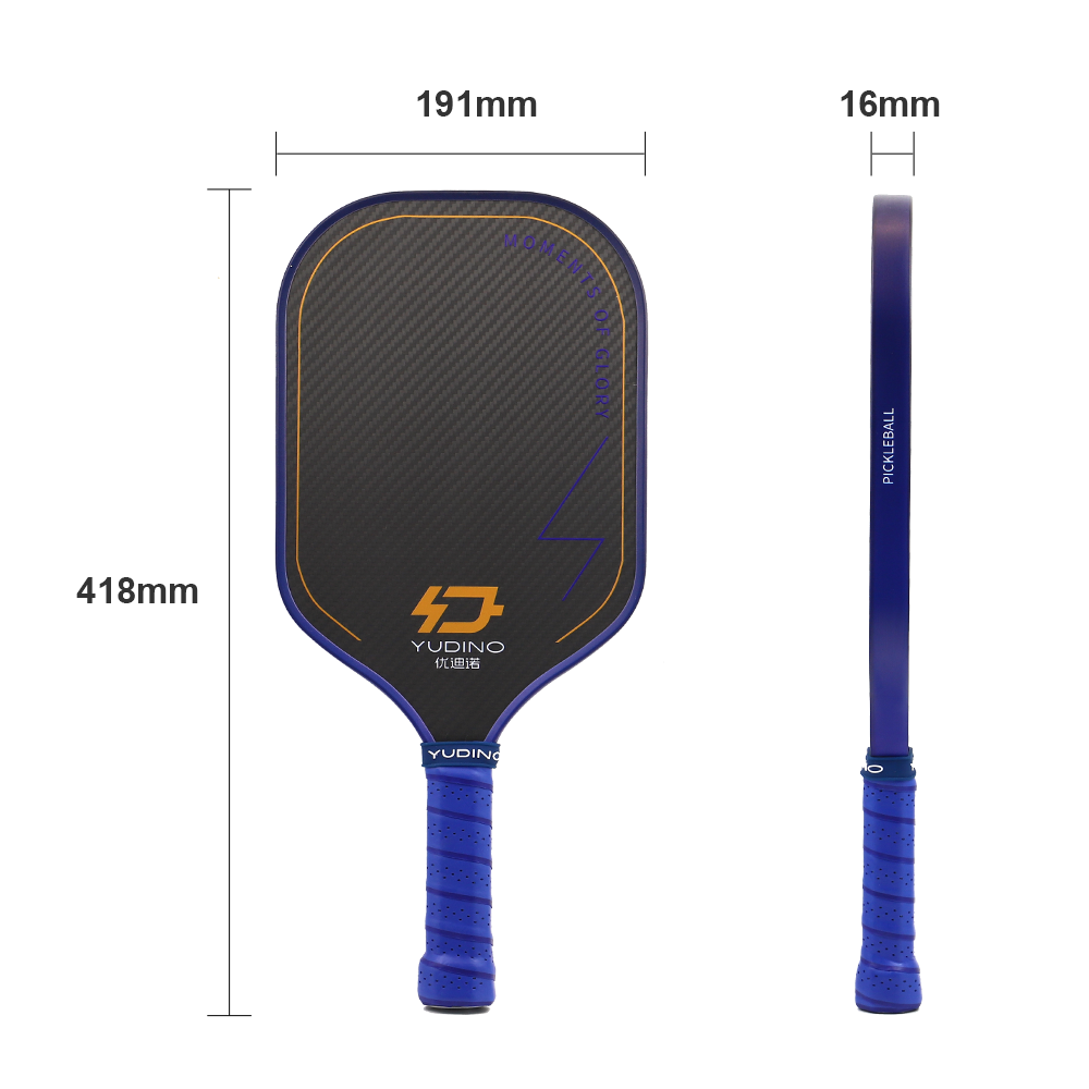Mixed Texture Carbon Fiber Pickleball Paddle