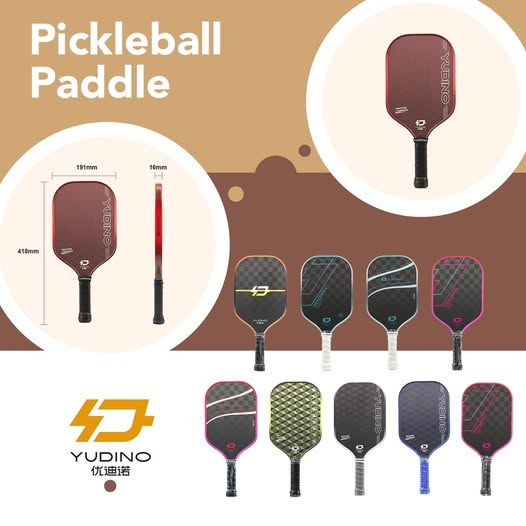 18K carbon fiber pickleball paddle