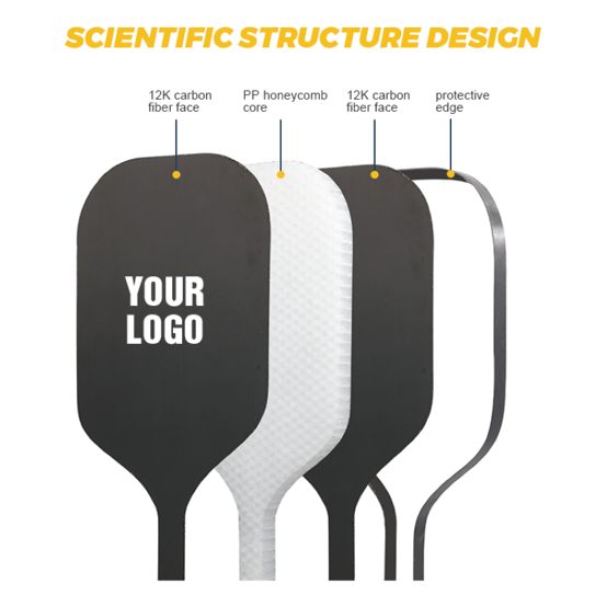 18K vs 12K carbon fiber pickleball paddle