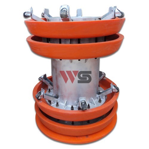 Polyurethane Wheel Supporting Pig