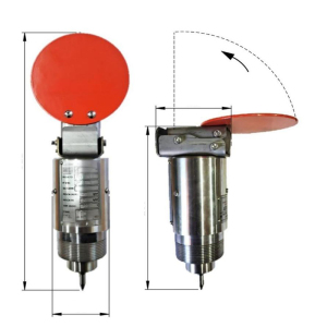 2 NPT thread/Screw Mechanical Flag 360° direction manual Pig Signaller