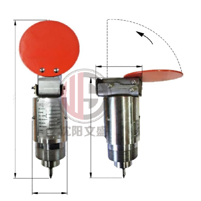 2inch intrusive 360° direction Magnetic Pig Signaller