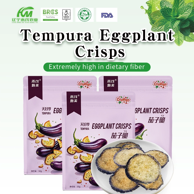 Tempura Eggplant Crisps (Seaweed Flavor)