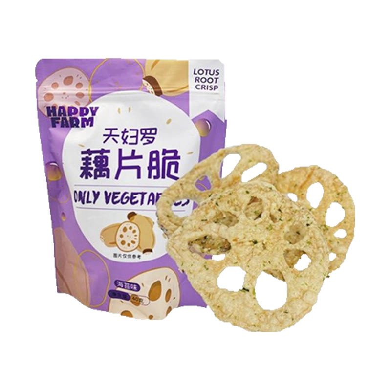 Tempura Lotus Root Crisps (Seaweed Flavor)
