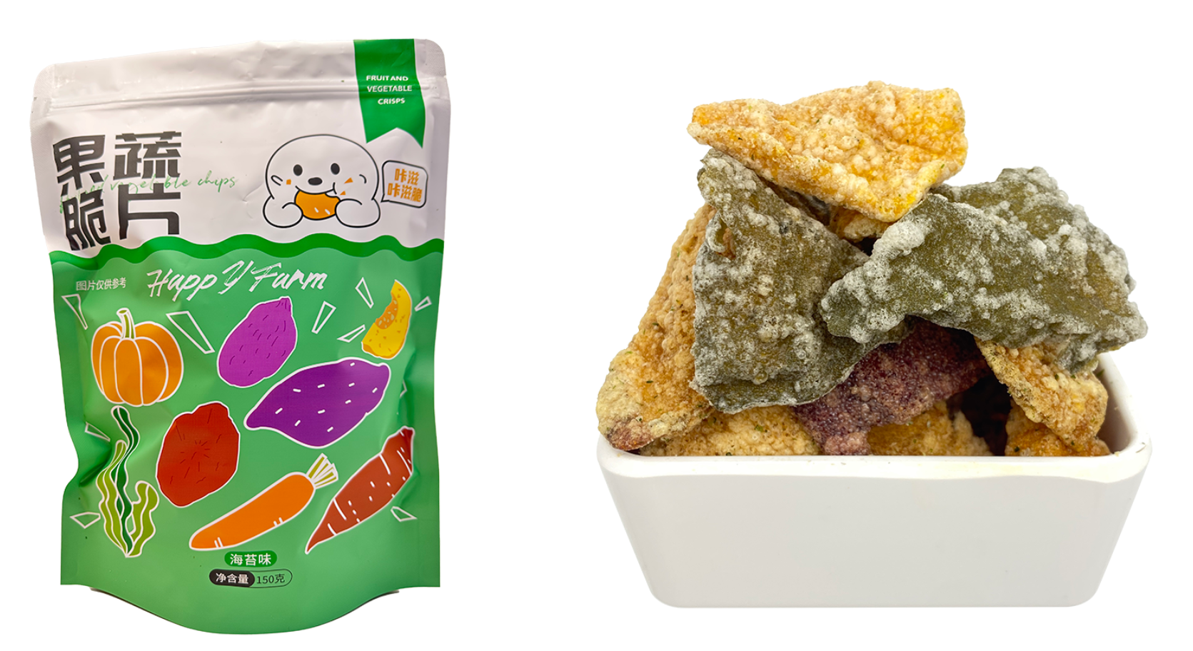 Dehydrated Fruit and Vegetable Crisps