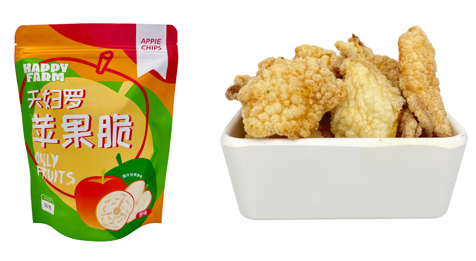 Tempura Apple Crisp Snacks